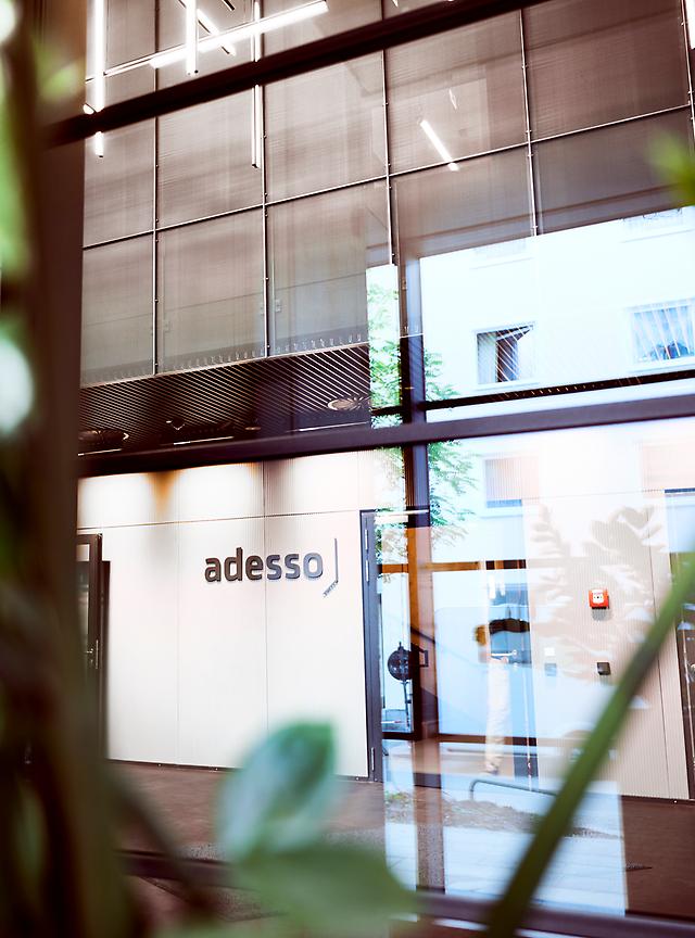adesso office with plants
