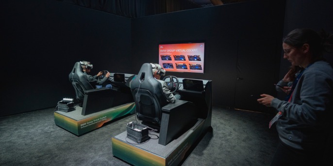 Further developed BMW Virtual Cockpit at CES 2025 in Las Vegas. (Source: BMW AG)