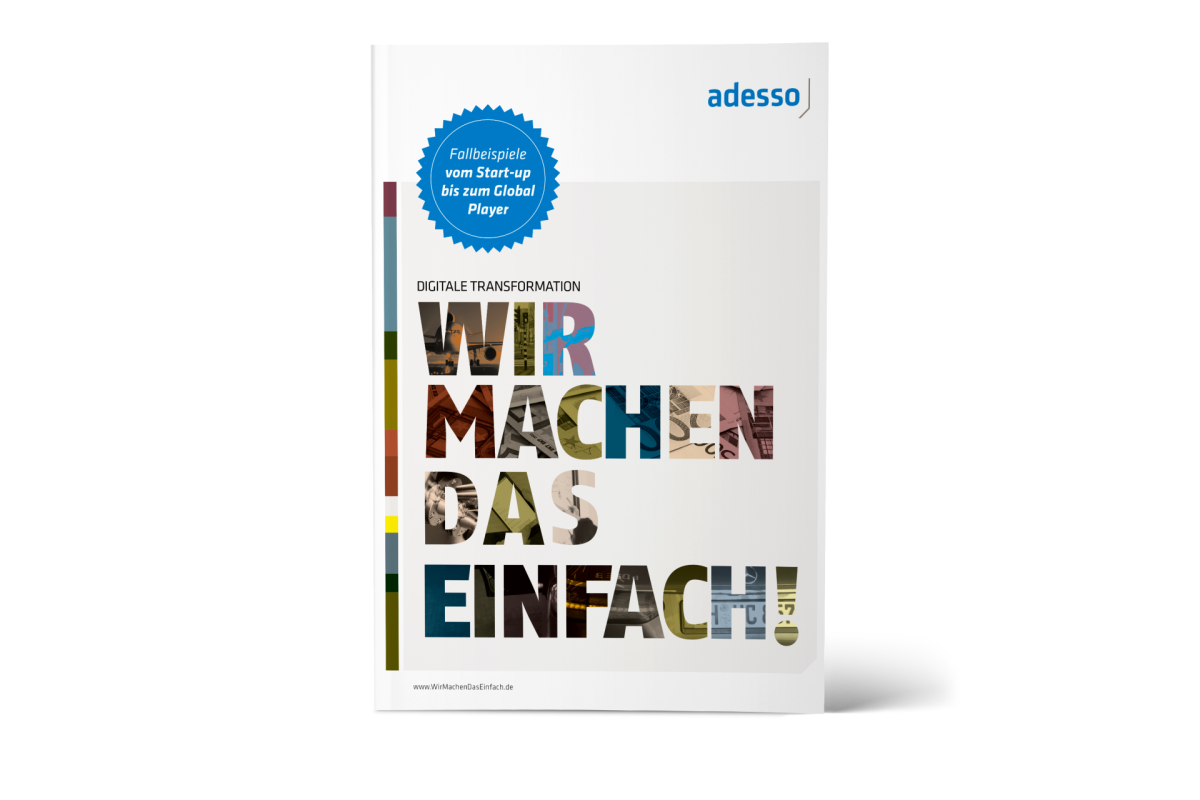 Foto einer Brochüre