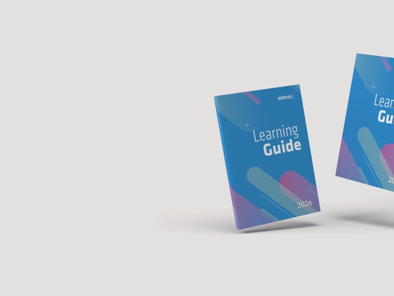 Learning Guide auf dunkelblauen Hintergrund