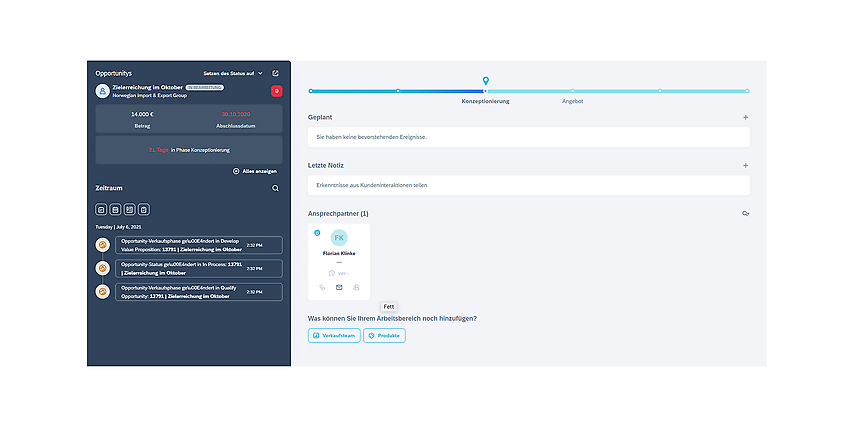 Guided Selling in der Sales Cloud