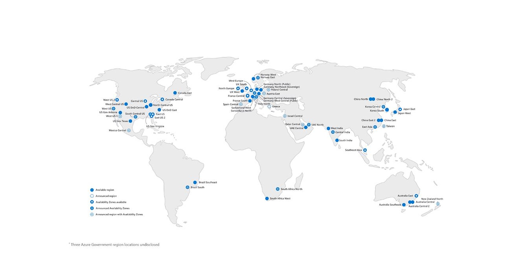 Azure Regions Azure Regions