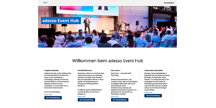 Eventportal mit Powerpages
