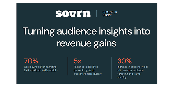 Quelle: Sovrn Costumer Story https://www.databricks.com/customers/sovrn