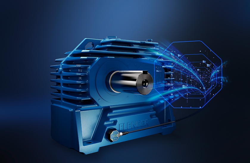 FLENDER ONE: Flender's new industrial gear unit solution combines digital services and classic engineering. (Copyright: Flender)