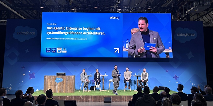 adesso und Salesforce präsentierten bei der Agentforce World Tour in Düsseldorf ihre 