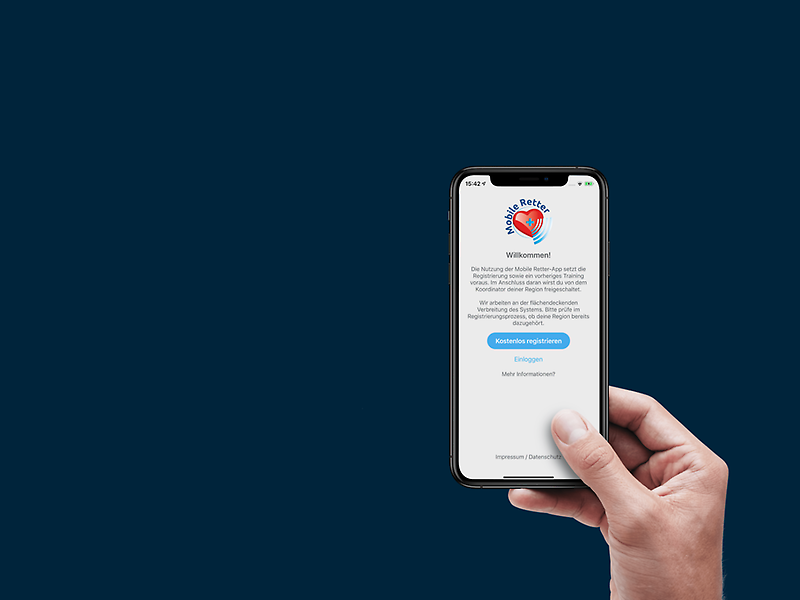 Mobile Retter - Lebensrettung digital gedacht Mobile Retter - Lebensrettung digital gedacht