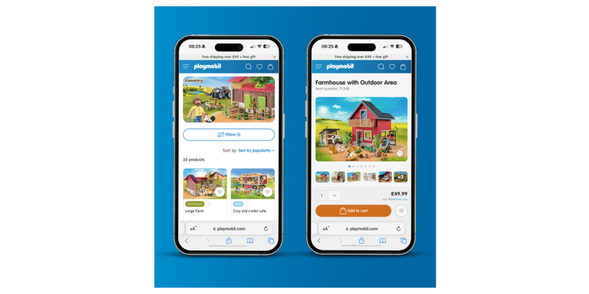 Online-Shop Relaunch at PLAYMOBIL®