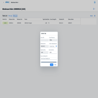 Einlagerung mit Bestätigungsfenster