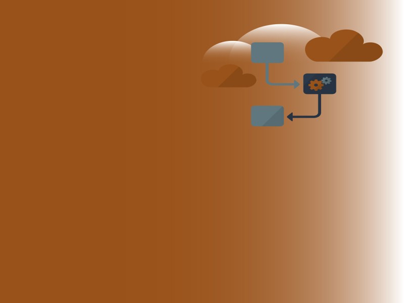 Illustration einer Cloud Illustration einer Cloud