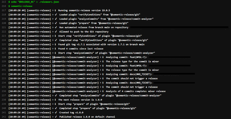 Workflow von Semantic-Release