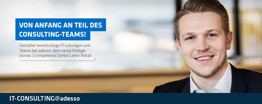 Stellenangebot Senior It Consultant W M D Schwerpunkt It Strategie Bei Adesso Se Jobportal