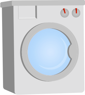 leere Waschmaschine